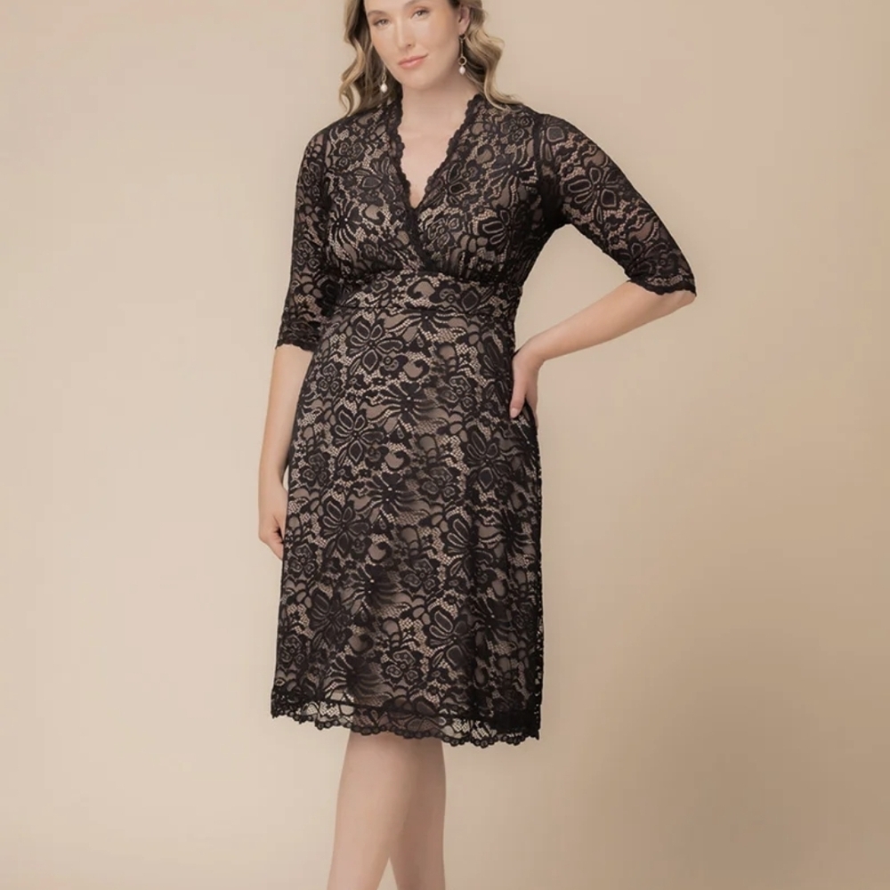 Elegant Black Lace Dress